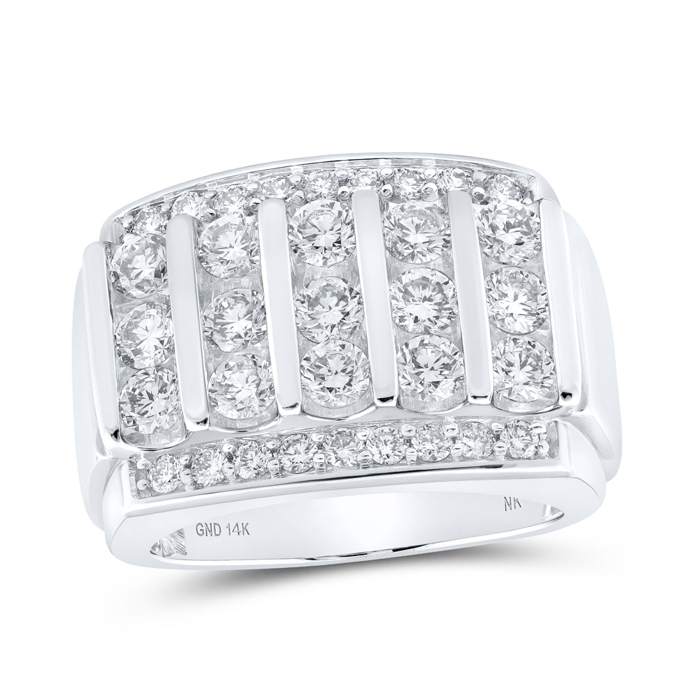 3CTW-DIA NK MENS RING