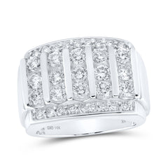 3CTW-DIA NK MENS RING