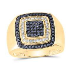 3/4CTW-DIA NK MENS RING