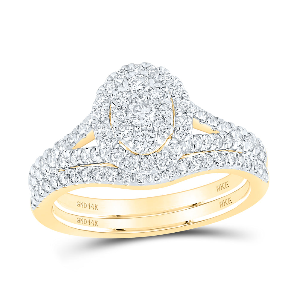 3/4CTW-DIA NKE BRIDAL SET