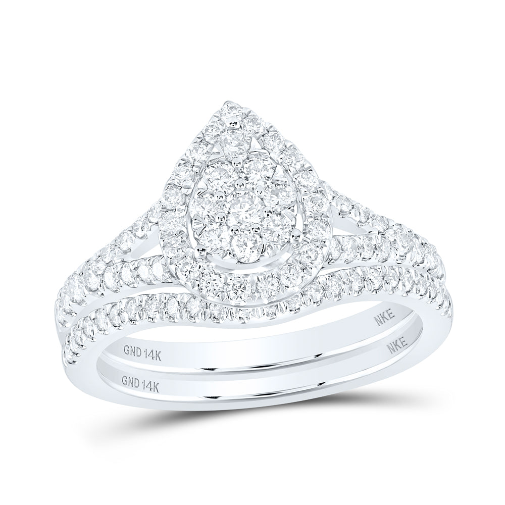3/4CTW-DIA NKE BRIDAL SET