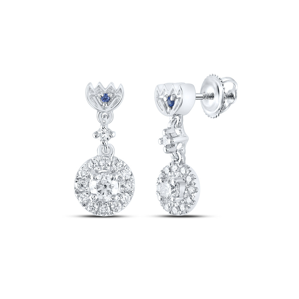 1/2CTW-DIA ANA M DANGLING EARRING