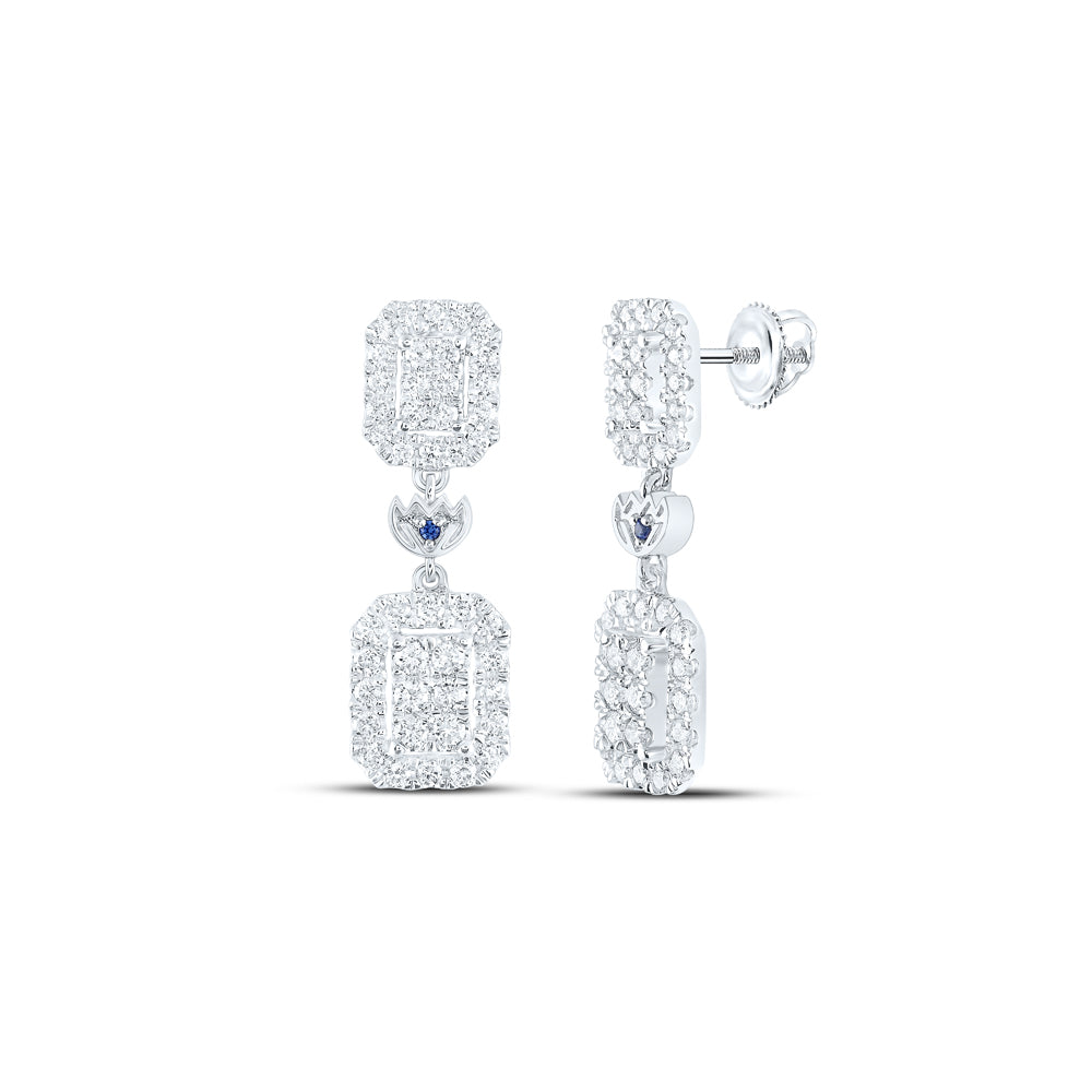 1CTW-DIA ANA M DANGLING EARRING