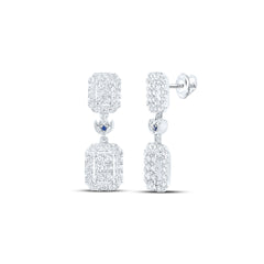 1CTW-DIA ANA M DANGLING EARRING