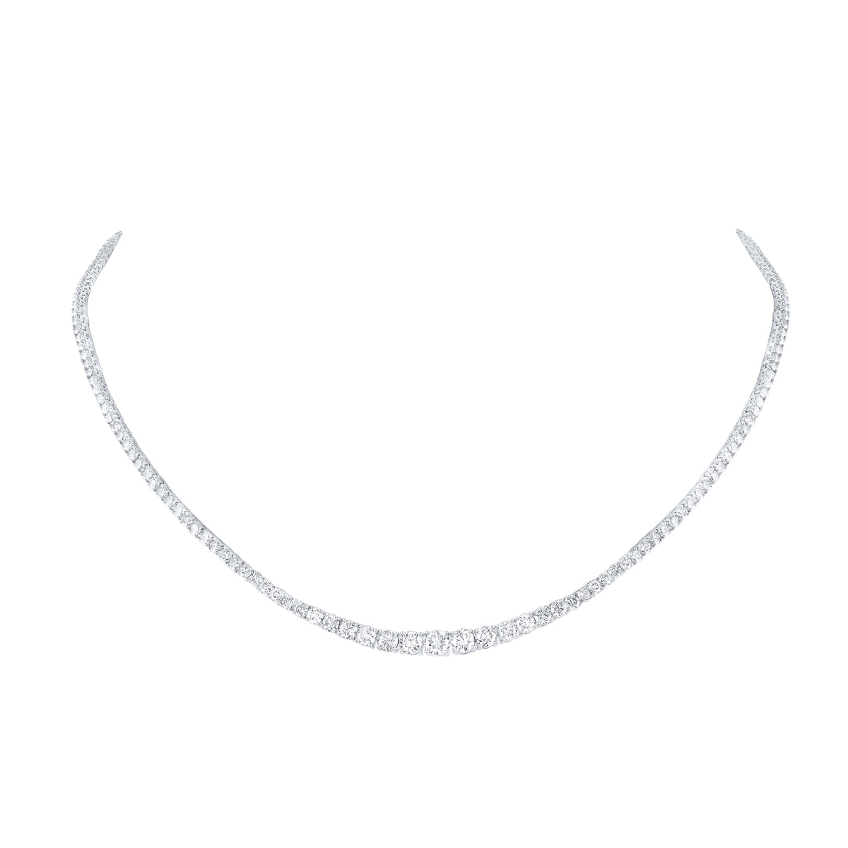 7 1/5CTW-DIA NK NECKLACE (16 INCH)