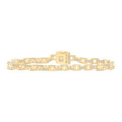 3 3/4CTW-DIA NK MENS BRACELET (8.5 INCH)