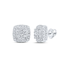 1CTW-DIA NKE FASHION CUSHION EARRING