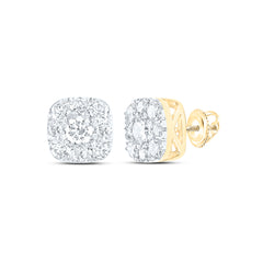 3/4CTW-DIA NKE FASHION CUSHION EARRING