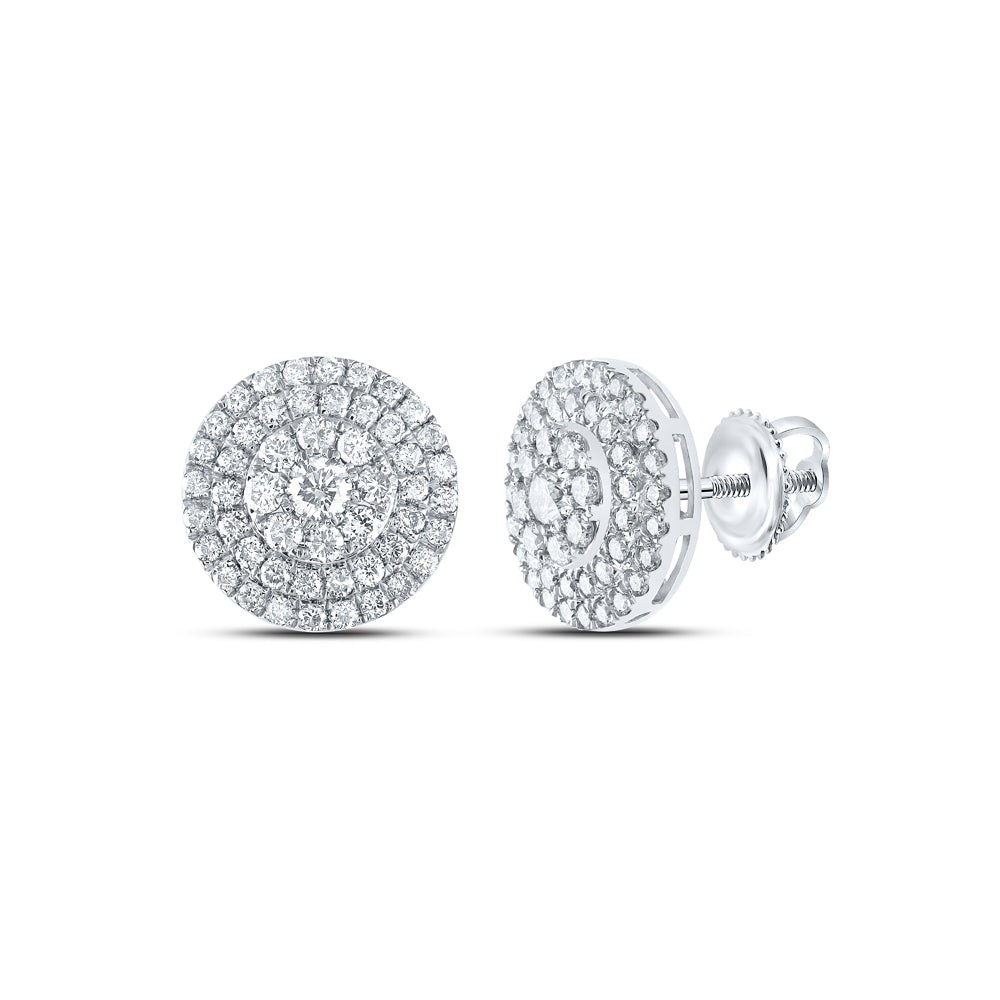 1 1/2CTW-DIA NK FASHION ROUND EARRING