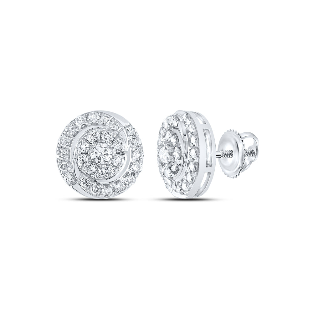 1CTW-DIA NK FASHION ROUND EARRING