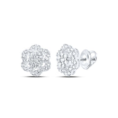 1/2CTW-DIA NKE FASHION FLOWER EARRING