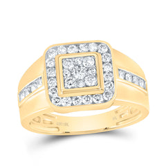 1CTW-DIA NK MENS RING