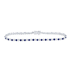 1 1/3CTW-DIA NKE 1 3/4 CTW-BS NATURAL GEM BRACELET (7 INCH)
