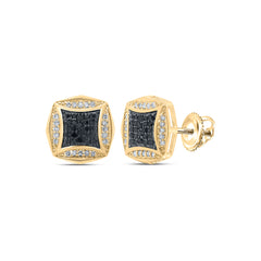 1/4 CTW-DIA NK CUSHION EARRING