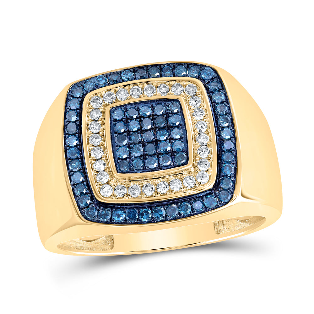 3/4CTW-DIA NK MENS RING