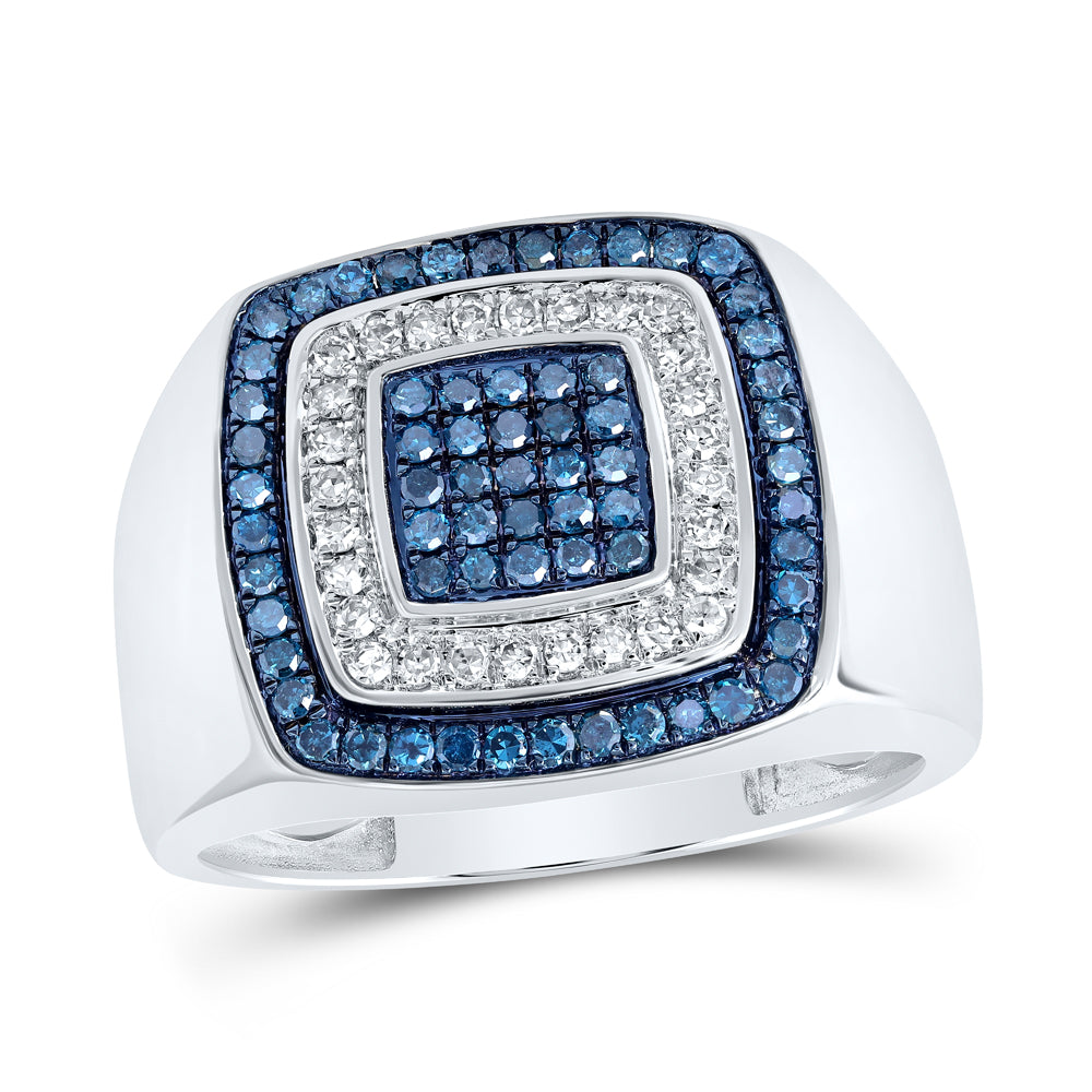 3/4CTW-DIA NK MENS RING