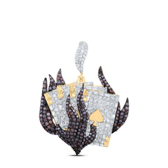 3 1/3CTW-DIA NK MENS CHARM