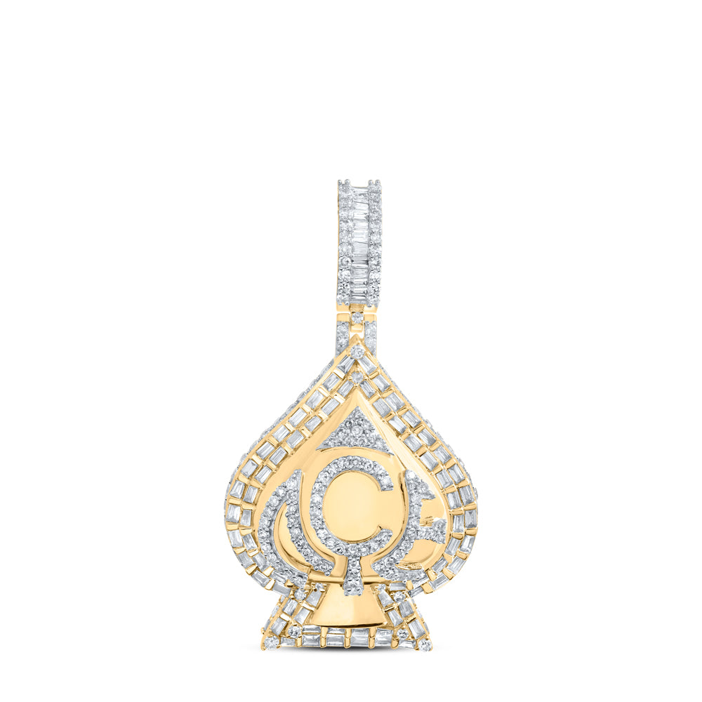 2 1/4CTW-DIA NK MENS CHARM