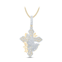 2 CTW-DIA NK ÃPRAYING HANDS CROSSÄ MENS CHARM