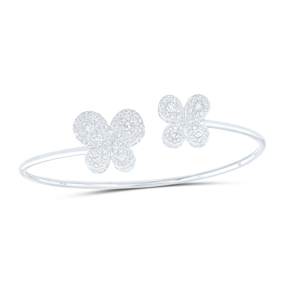5/8CTW-DIA NK BUTTERFLY BANGLE (50X60MM)