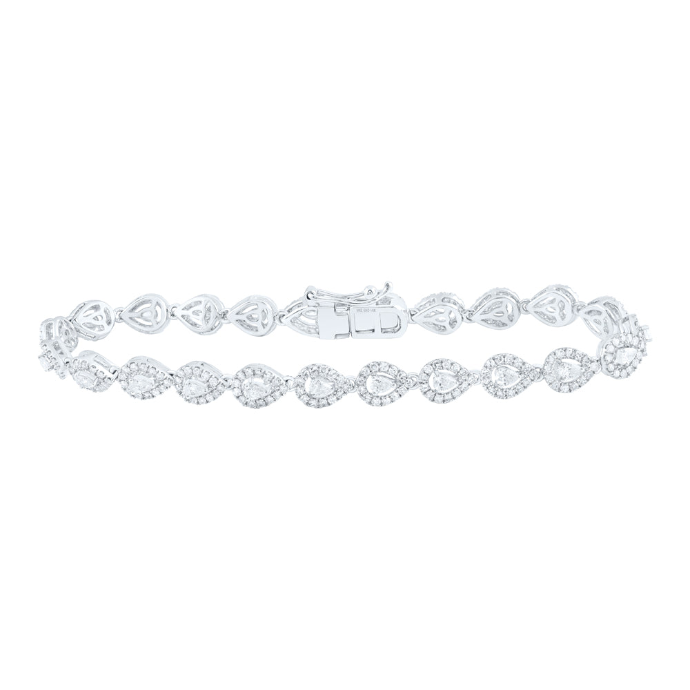 3 CTW-DIA NKE BRACELET(7 INCH)