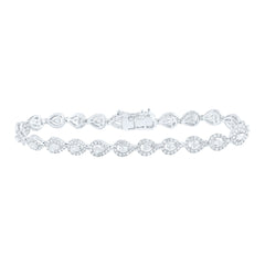 3 CTW-DIA NKE BRACELET(7 INCH)