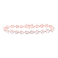 3 CTW-DIA NKE BRACELET(7 INCH)
