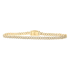 1 3/4CTW-DIA NK (5MM) MENS BRACELET (8.5 INCH)