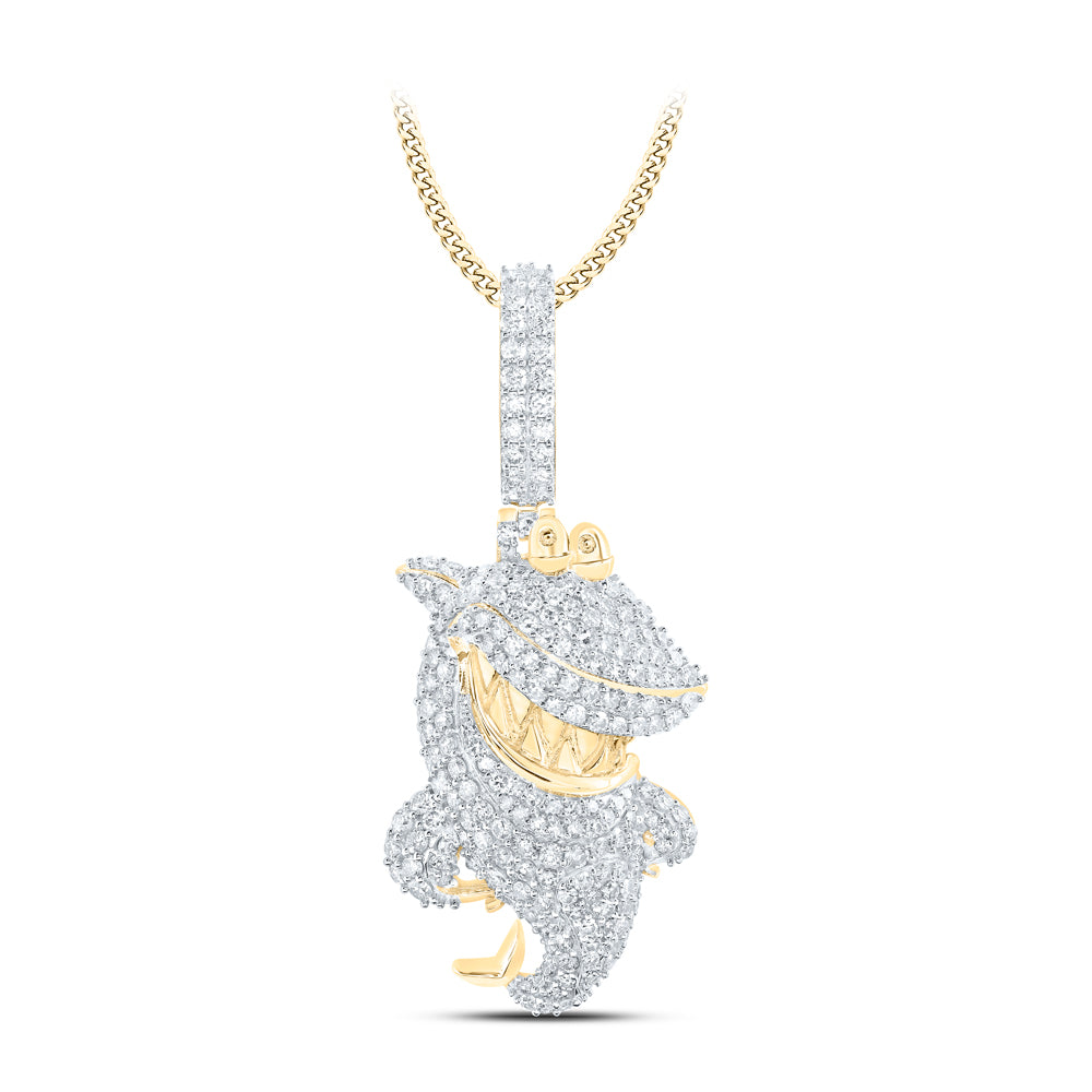 1 3/4CTW-DIA NK MENS CHARM