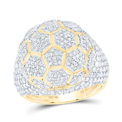 3 3/8CTW-DIA NK MENS RING