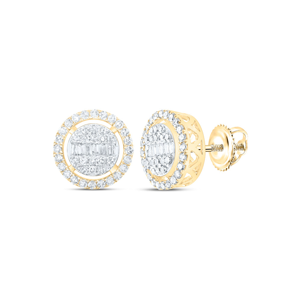 1/2CTW-DIA NK FASHION ROUND SHAPE EARRING