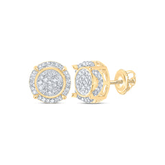 1/4CTW-DIA NK FASHION ROUND SHAPE EARRING