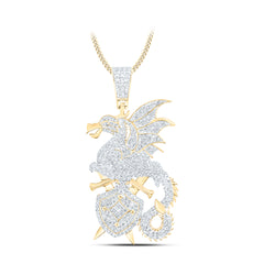 1 5/8CTW-DIA NK MENS CHARM