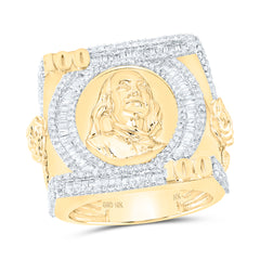 1 1/2CTW-DIA NK BENJAMIN FRANKLIN MENS RING