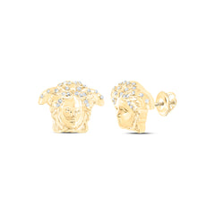 1/10CTW-DIA NK MEDUSA EARRING