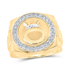 1/2CTW-DIA NK MENS RING