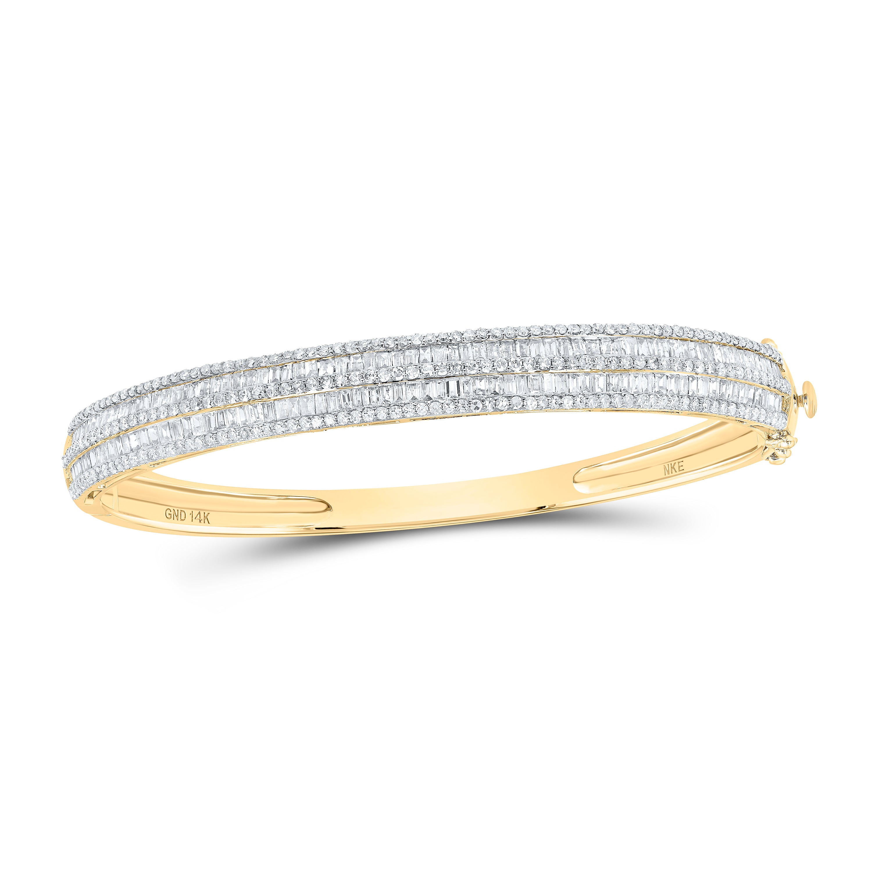 2 1/2CTW-DIA NKE FASHION BANGLE (58X48 MM)