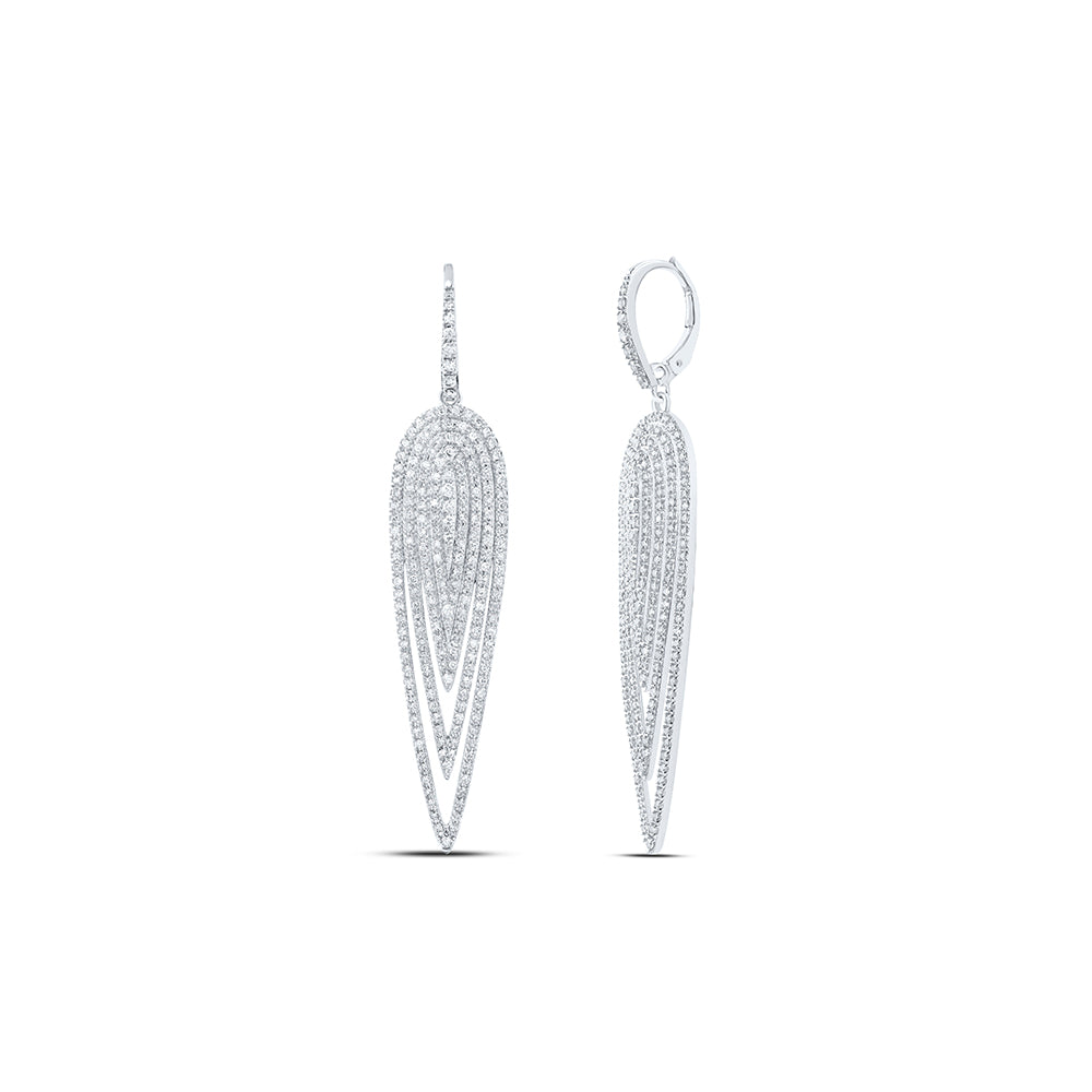 1 1/2CTW-DIA NK EARRING