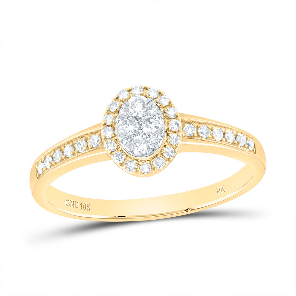 1/4CTW-DIA NK RING