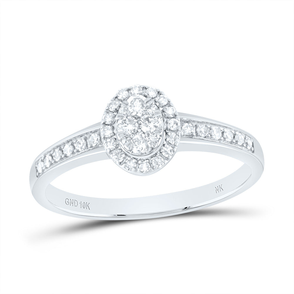 1/4CTW-DIA NK RING