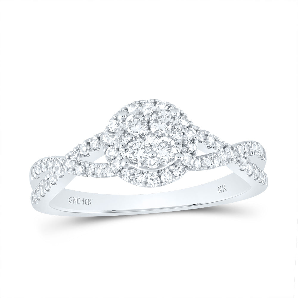 1/2CTW-DIA NK ROUND RING