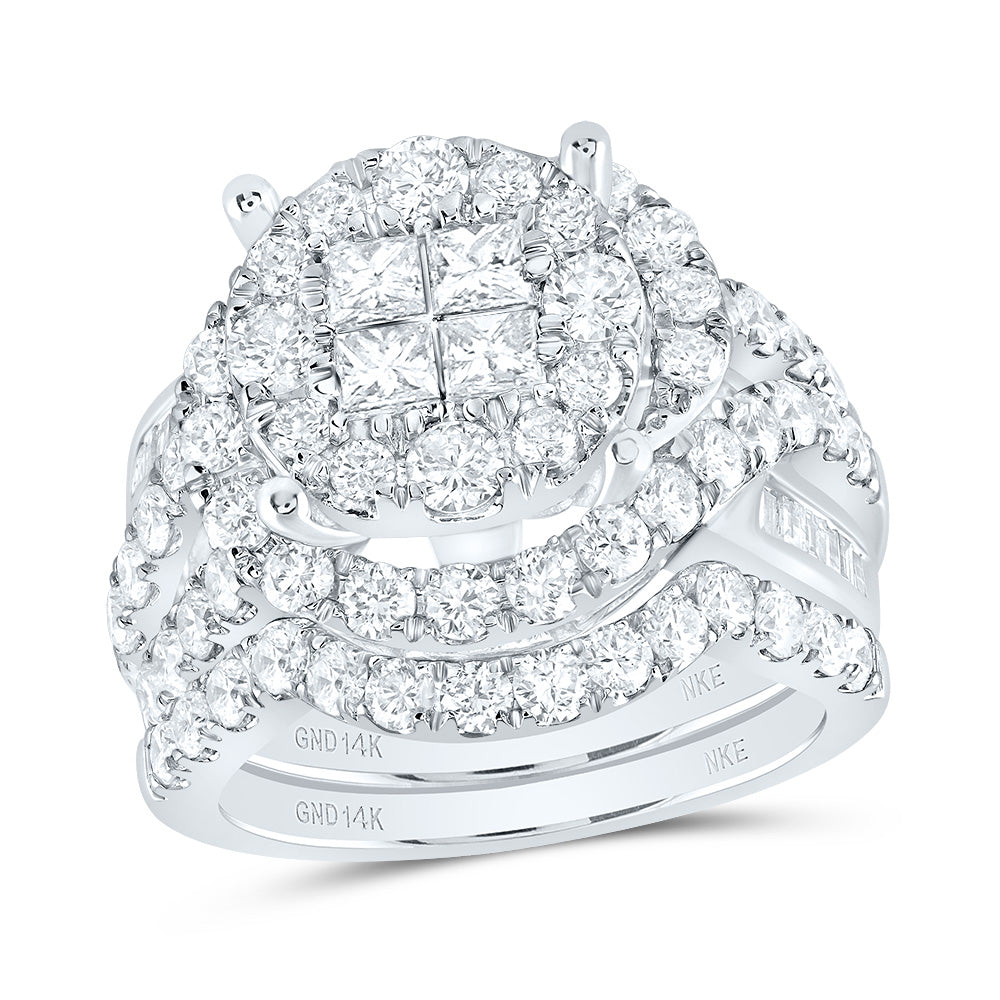 3CT-DIA NKE  BRIDAL SET