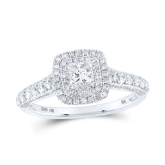 1CTW-DIA NK 1/3CT-CPR DOUBLE HALO ENGAGEMENT