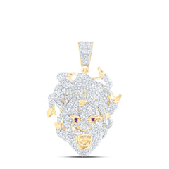 3 5/8CTW-DIA NK MENS CHARM