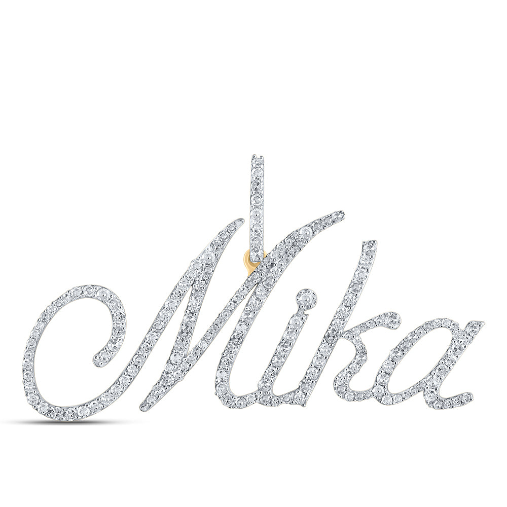 7/8CTW-DIA P1 "Mika" INITIAL PENDANT