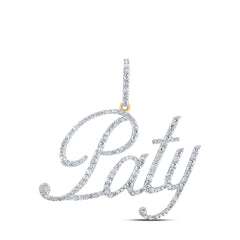 3/4CTW-DIA P1 "Paty" INITIAL PENDANT
