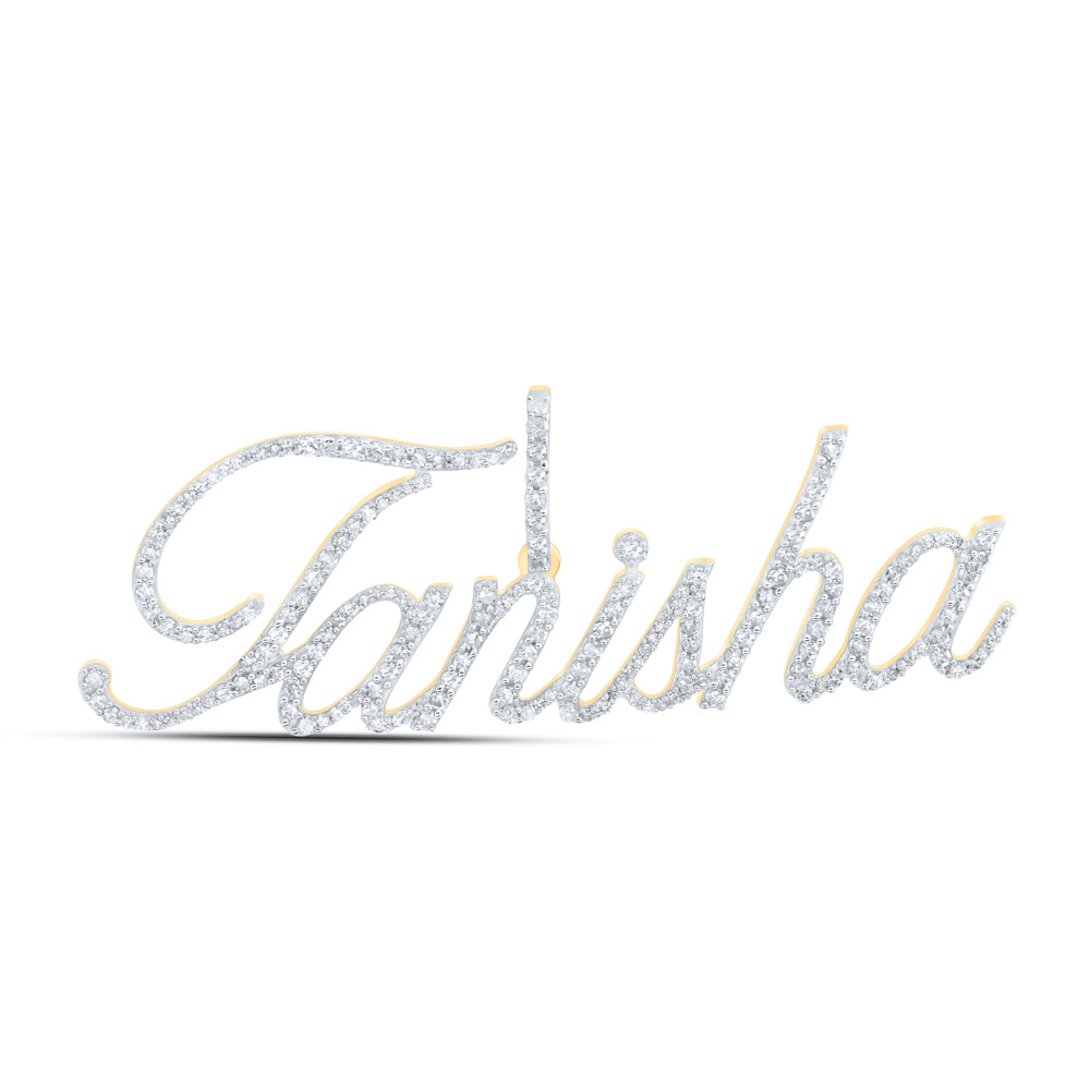 1CTW-DIA P1 "Tanisha" INITIAL PENDANT