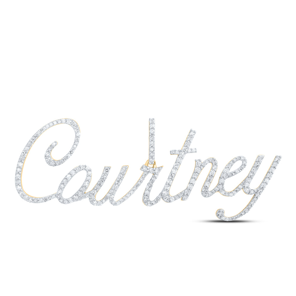 1CTW-DIA P1 "Courtney" INITIAL PENDANT