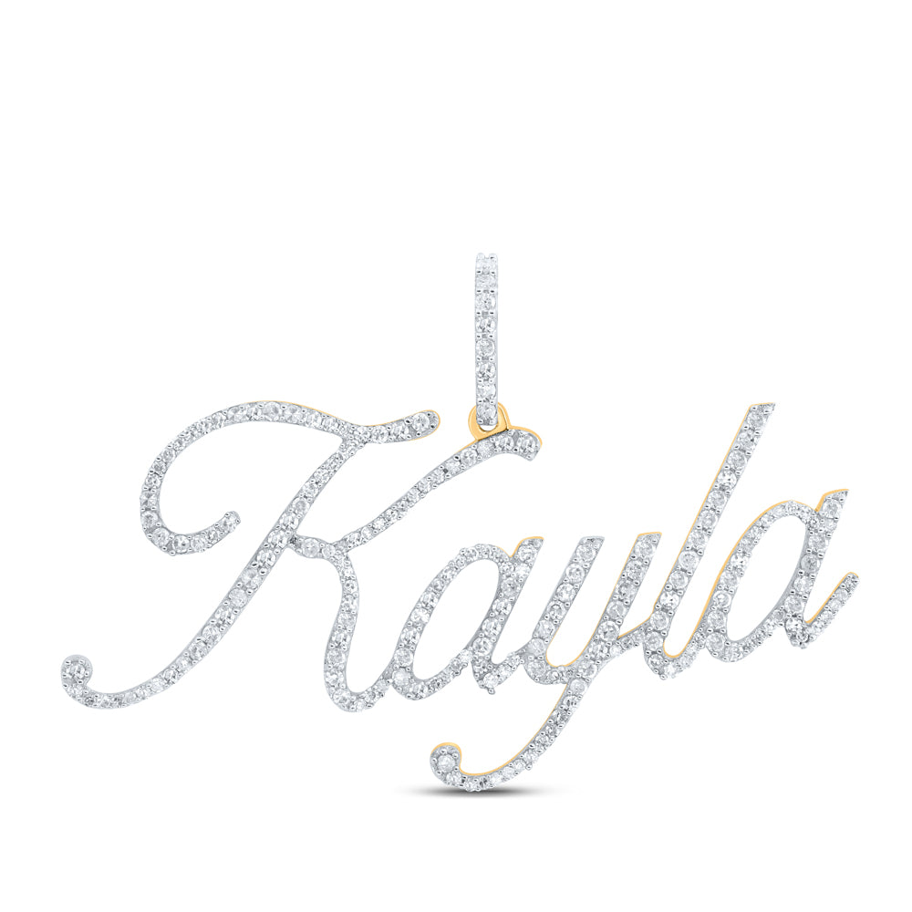 7/8CTW-DIA P1 "Kayla" INITIAL PENDANT