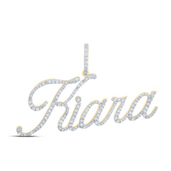 3/4CTW-DIA P1 "Kiara" INITIAL PENDANT